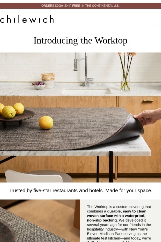 Introducing the Worktop: A Custom Cover for Any Surface