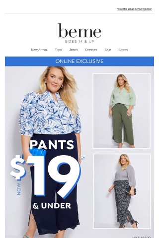 Your $19* Summer Pants are INSIDE 🦋