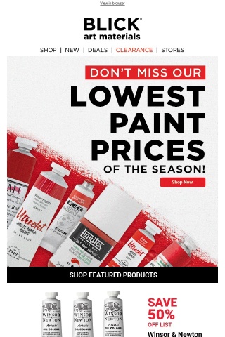 Shop our LOWEST Paint Prices of the Season!