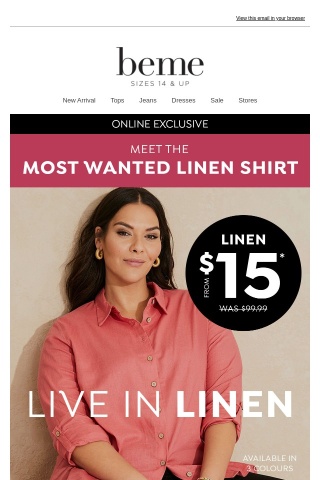The Most Wanted ($15) Linen Shirt is Here!