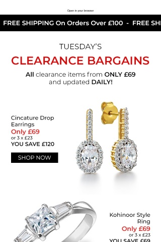 Don’t Miss Tuesday’s Bargains – 1 day only