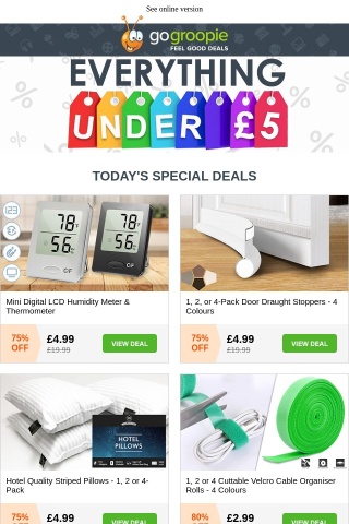 WOW 😲 Everything Under £5 !!