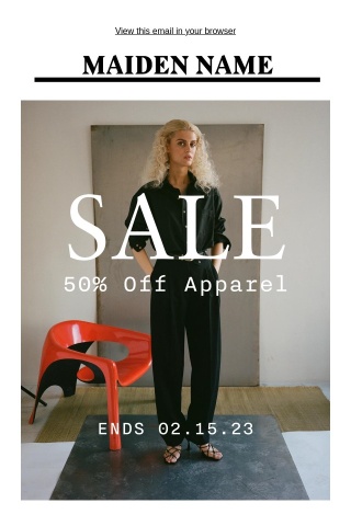 DON'T MISS OUT ON 50% OFF