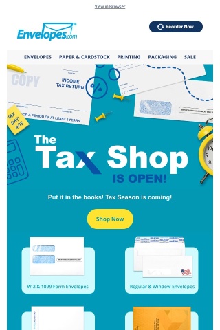 2023 Tax Shop Now Open!
