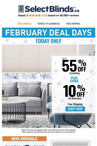 ❄️ Enjoy February Deal Days
