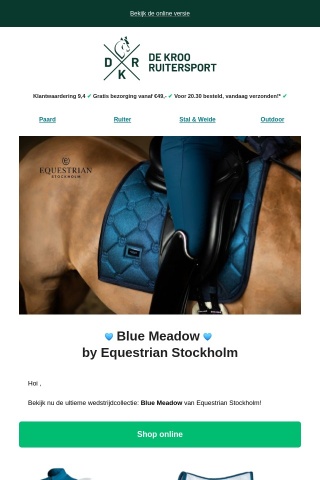 Blue Meadow 💙 by Equestrian Stockholm