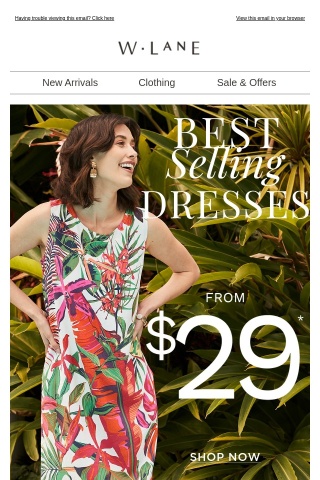 Last chance! Best Selling Dresses NOW $29*