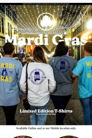 Mobile! Mardi Gras T-Shirts are here!