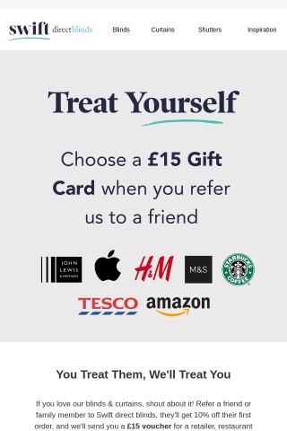Refer a Friend, Get a £15 Voucher 🎉