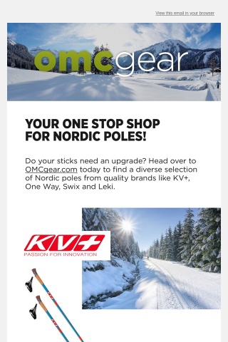 Your one stop shop for Nordic poles!