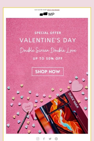 💖 Limited Time Offer - Up to 40% on Valentine's Day Gifts!