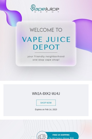 Welcome to VapeJuiceDepot