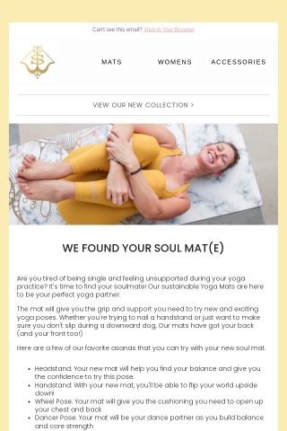 Mat-ch Made in Heaven. You and the Shakti Mat