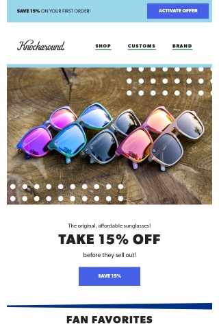 Remember: Claim Your 15% Off