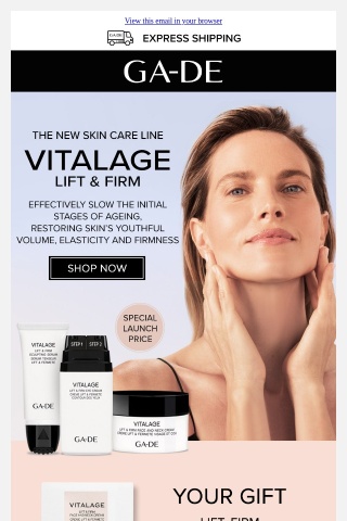 Your new skin care line - VITALAGE LIFT & FIRM 😍🔥✨