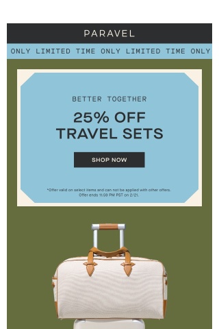 Travel Sets on Sale NOW