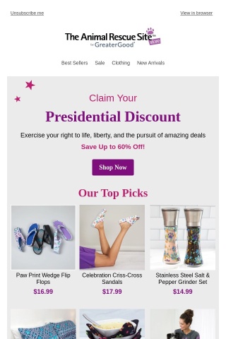 🇺🇸 Deals That Are Paw-sitively Presidential