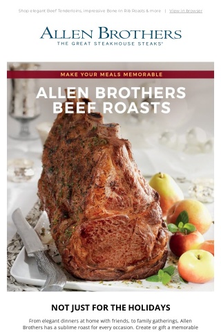 Beef Roasts for Special Occasions to Everyday Feasts