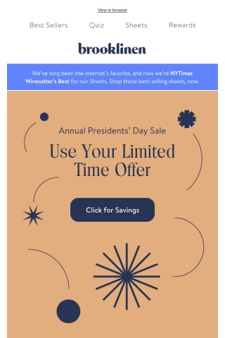 Use Your Limited Time Offer