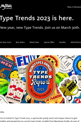 Save your seat for Type Trends 2023