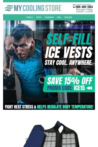 ❄ Ice Vests❄Guaranteed To Keep You Cool ❄