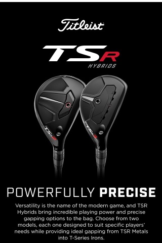 Now In Golf Shops: New TSR Hybrids