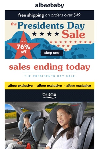 ⭐️ Britax Sale Ends + BOB Sale Starts TODAY! 🇺🇸 Presidents Day Must-See Offers 🇺🇸