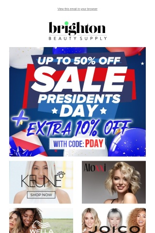 Final Hours Presidents Day Sale Up To 50% OFF. For Extra 10% OFF. Use Code: PDAY😉