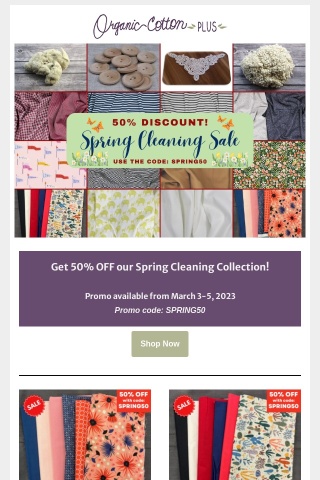 Spring Cleaning Sale - 50% OFF in this collection!😍💰💵