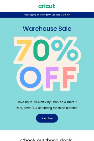 Cricut Warehouse Sale Starts NOW