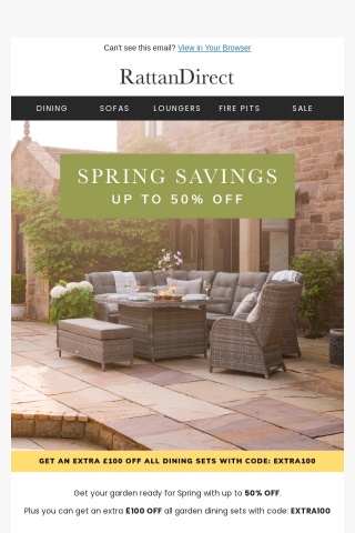 Get your garden ready for Spring with up to 50% off