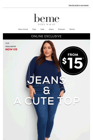 New Obsession: NOW $15* Tops & Jeans