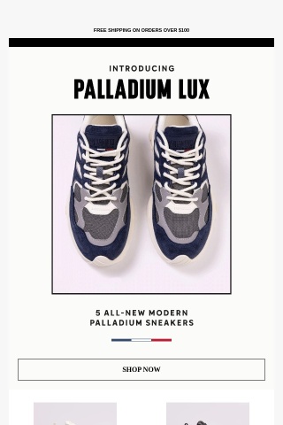 Shop PALLADIUM LUX sneakers 🔥 Limited stock available
