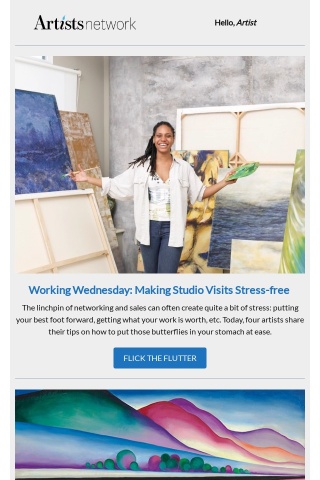 Working Wednesday: Making Studio Visits Stress-free