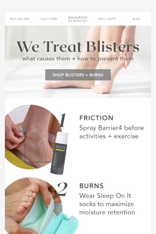 Say goodbye to blisters 👋