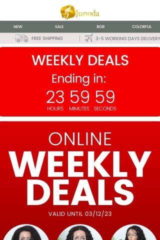 ⏰ Ending Soon! Online Weekly D E A L S 🔥 Don't miss out!
