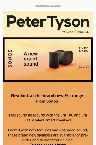 The brand new Sonos Era Range is finally here!