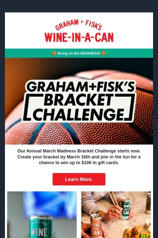 🏀 Win a $100 gift card in the G+F Bracket Challenge! 🏀