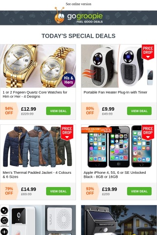 (1) Unread Message: These BARGAINS are waiting for you!
