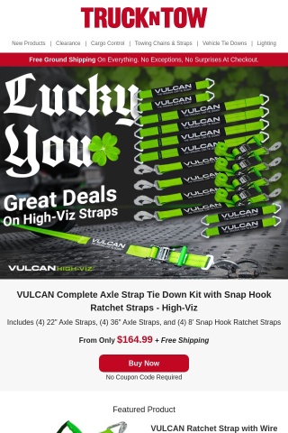 🍀Lucky You! Shop Great Deals On High-Viz Straps!🍀