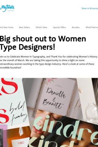 Celebrate Women Type Designers!