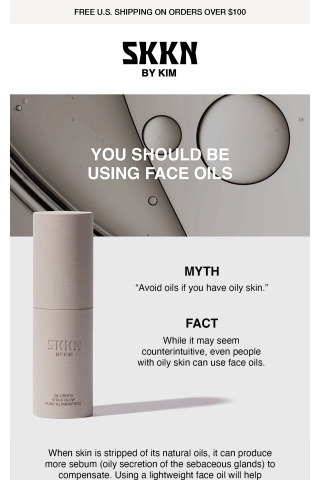 Stop Avoiding Face Oils