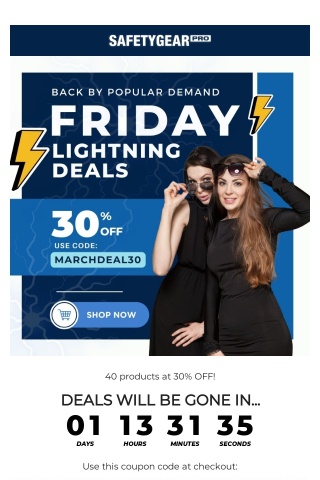 ⚡30% OFF: Friday Lightning Deals