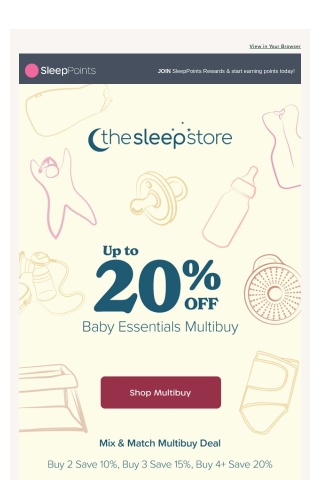 Baby Essentials - up to 20% OFF