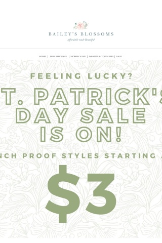 BB Besties, feeling Lucky? St Patty's Day Deals are here! 🍀