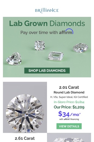 Just Arrived: New Lab Diamond Deals 💎