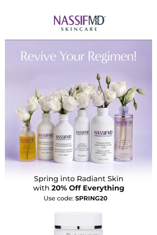 Spring into Radiant Skin with 20% Off Everything 💜