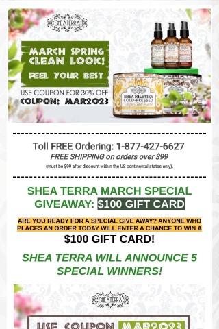 ❤️ FREE $100 GIFT CARD! MARCH 50% OFF DEALS. MEGA COUPON, FREE GIFTS, & MORE!