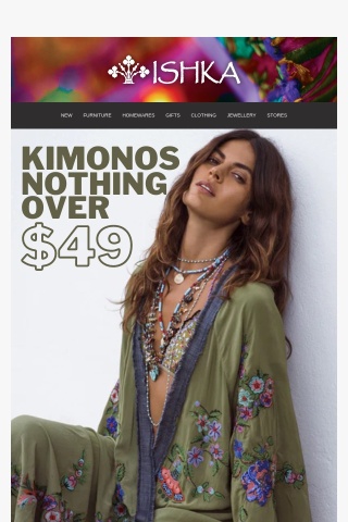 $49 Kimonos 🕺