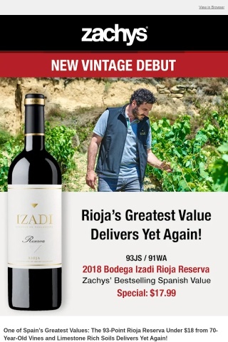 93 Points and Just $17.99! Rioja’s Greatest Value